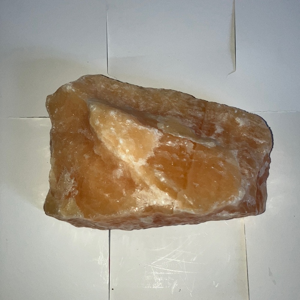 Orange citrine crystal